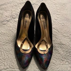 J. Renee Tribute multicolor heels